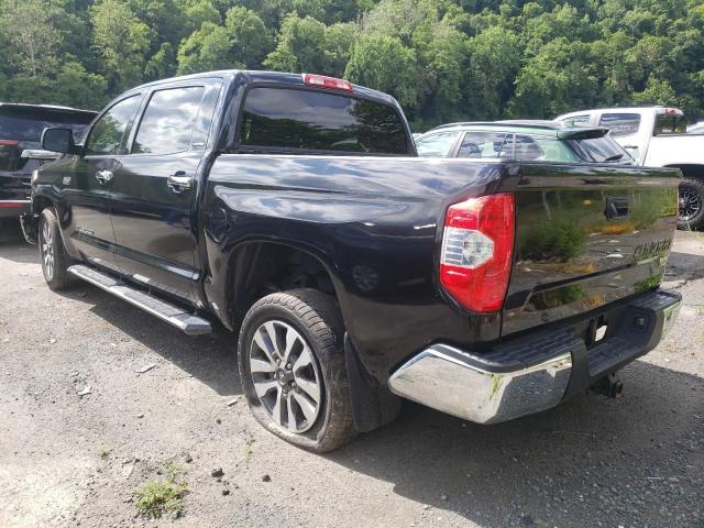 5TFFY5F18KX251780 - 2019 TOYOTA TUNDRA CREWMAX LIMITED BLACK photo 2