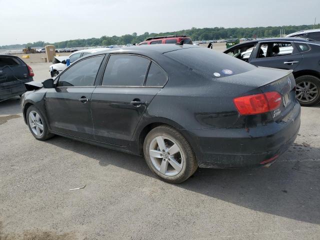 3VWLL7AJ6CM382859 - 2012 VOLKSWAGEN JETTA TDI Чорний фото 2