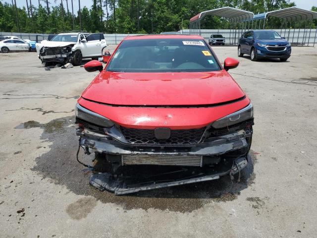 19XFL1H82NE010996 - 2022 HONDA CIVIC SPORT TOURING RED photo 5