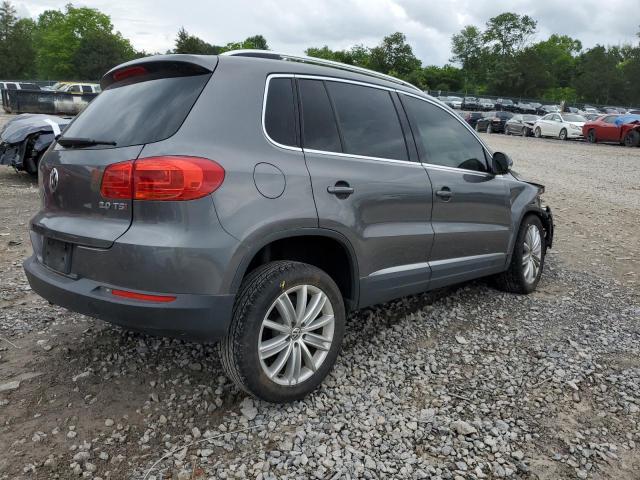 WVGAV3AX6EW619592 - 2014 VOLKSWAGEN TIGUAN S GRAY photo 3