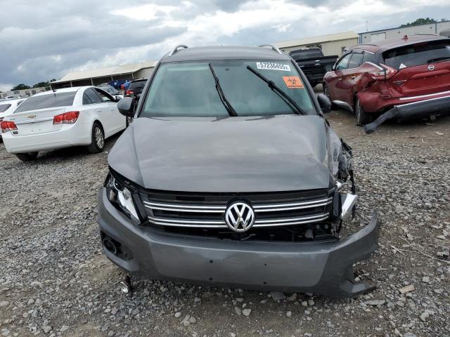 WVGAV3AX6EW619592 - 2014 VOLKSWAGEN TIGUAN S GRAY photo 5