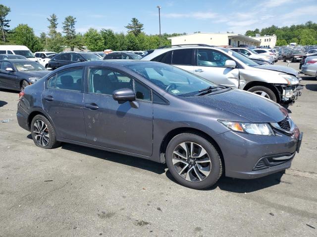 2HGFB2F83FH504397 - 2015 HONDA CIVIC EX GRAY photo 4