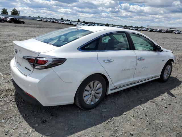 KMHE24L10HA057957 - 2017 HYUNDAI SONATA HYBRID WHITE photo 3