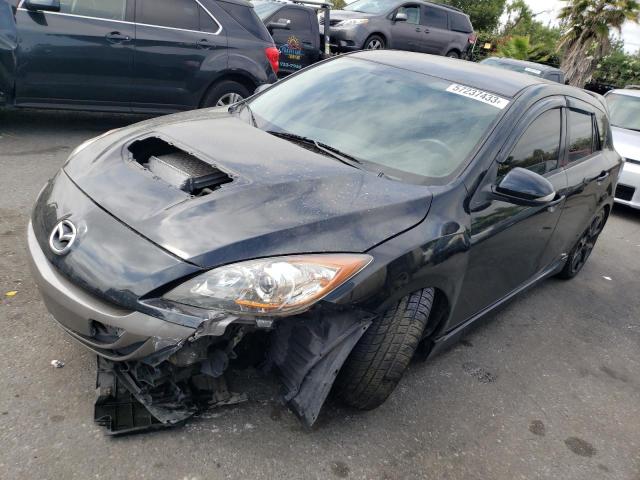 JM1BL1H49A1202666 - 2010 MAZDA SPEED 3 შავი ფოტო 1