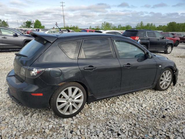 JM1BK34L481774721 - 2008 MAZDA SPEED 3 BLACK photo 3