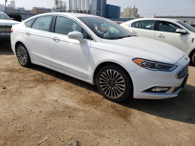 3FA6P0D99JR207184 - 2018 FORD FUSION TITANIUM/PLATINUM WHITE photo 4