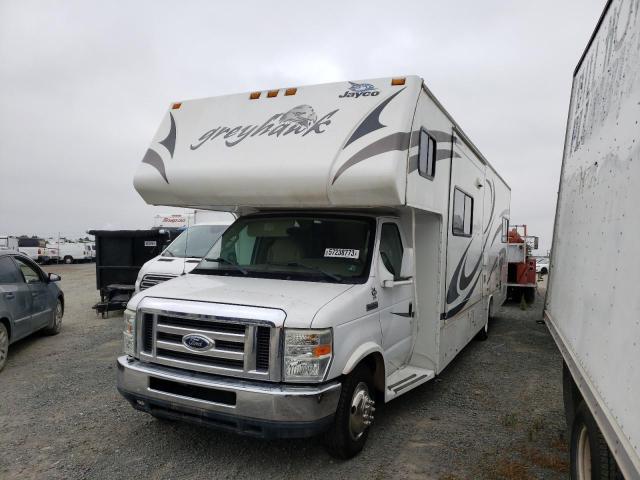 1FDXE45S08DB05347 - 2009 JAYCO GREYHAWK E450 SUPER DUTY CUTAWAY VAN WHITE photo 2