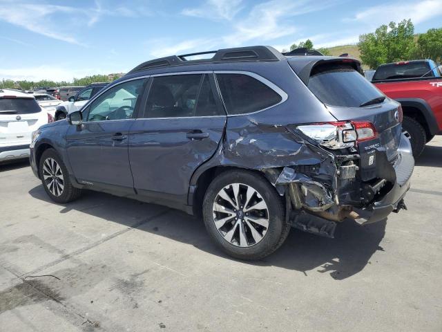 4S4BSENC6G3263228 - 2016 SUBARU OUTBACK 3.6R LIMITED BLUE photo 2