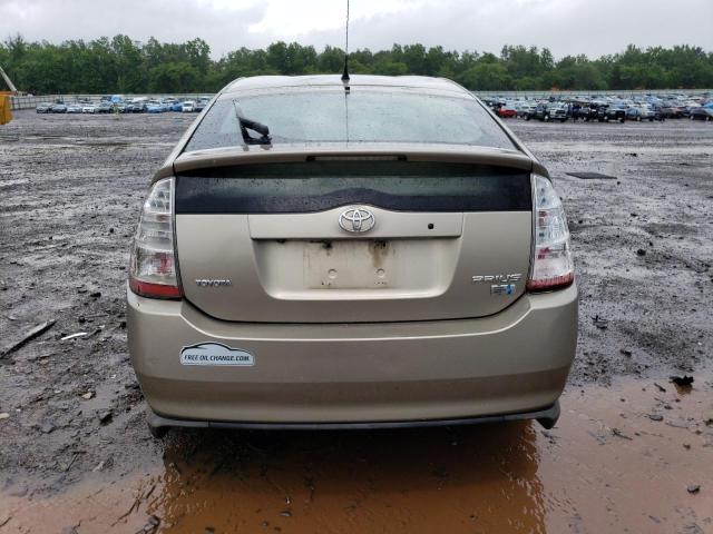 JTDKB20U087714781 - 2008 TOYOTA PRIUS BEIGE photo 6