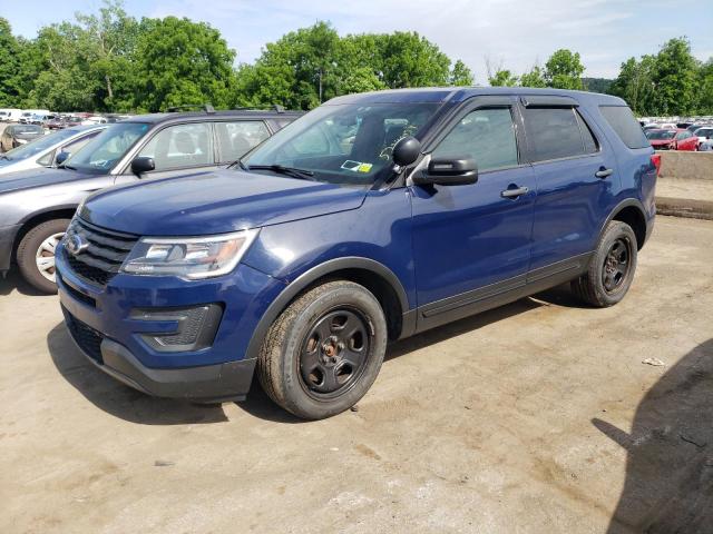 1FM5K8AR2HGC90364 - 2017 FORD EXPLORER POLICE INTERCEPTOR ლურჯი ფოტო 1