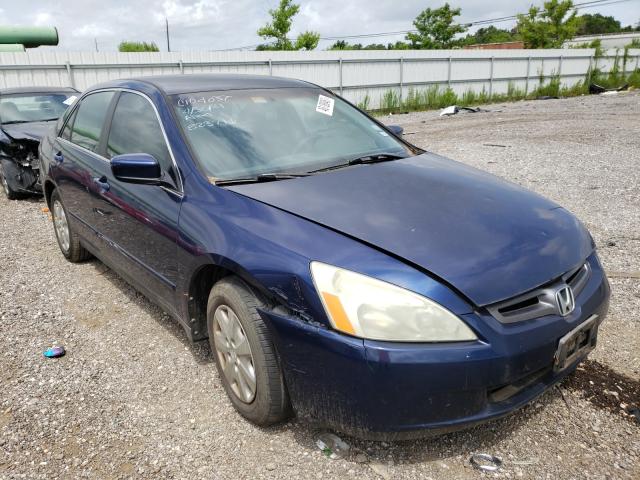 1HGCM56394A058237 - 2004 HONDA ACCORD LX BLUE photo 1