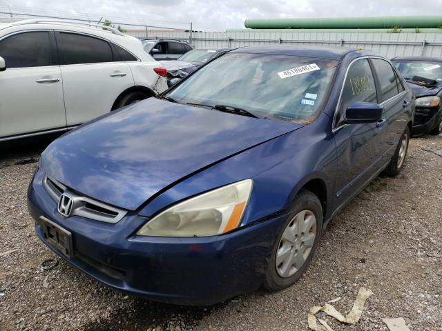 1HGCM56394A058237 - 2004 HONDA ACCORD LX BLUE photo 2