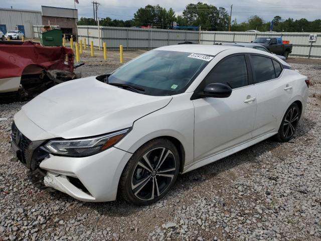 3N1AB8DV7LY289300 - 2020 NISSAN SENTRA SR WHITE photo 1