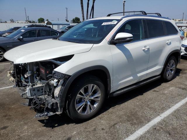 5TDKKRFHXFS094091 - 2015 TOYOTA HIGHLANDER XLE 白色 照片 1