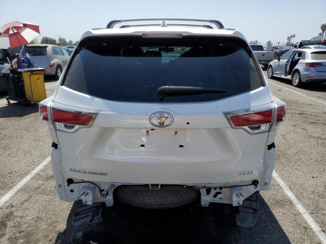 5TDKKRFHXFS094091 - 2015 TOYOTA HIGHLANDER XLE 白色 照片 6