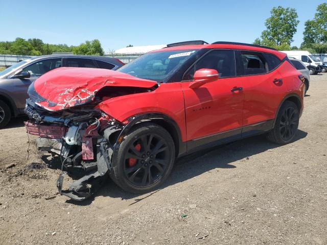 3GNKBJRS8KS685588 - 2019 CHEVROLET BLAZER RS RED photo 1