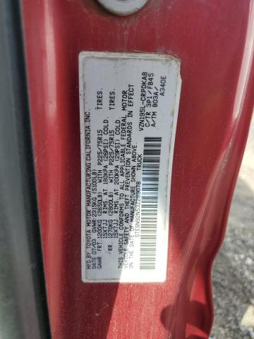 5TESN92N53Z289078 - 2003 TOYOTA TACOMA XTRACAB PRERUNNER წითელი ფოტო 12