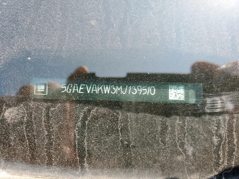 5GAEVAKW3MJ139510 - 2021 BUICK ENCLAVE ESSENCE ნაცრისფერი ფოტო 13