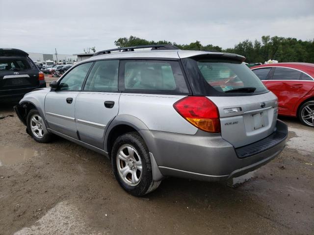 4S4BP61C277303472 - 2007 SUBARU LEGACY OUTBACK 2.5I SILVER photo 2