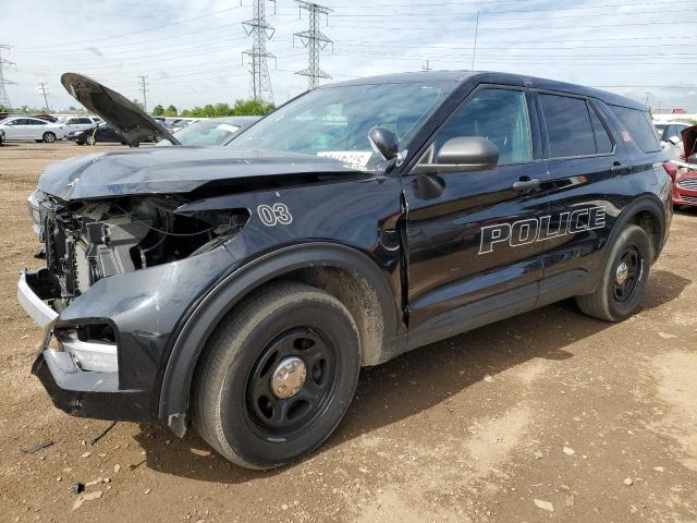 1FM5K8ABXPGA64168 - 2023 FORD EXPLORER POLICE INTERCEPTOR შავი ფოტო 1