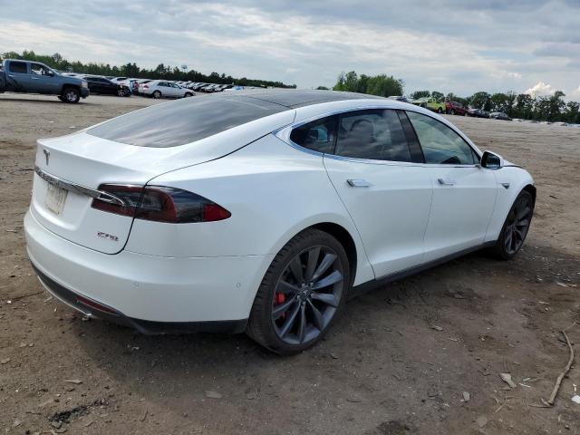 5YJSA1E41FF109357 - 2015 TESLA MODEL S თეთრი ფოტო 3