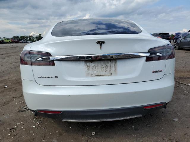 5YJSA1E41FF109357 - 2015 TESLA MODEL S თეთრი ფოტო 6