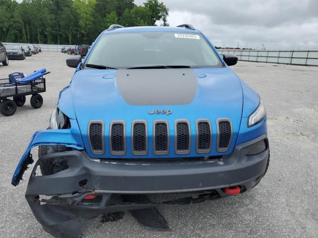 1C4PJMBS2HW638924 - 2017 JEEP CHEROKEE TRAILHAWK Mavi foto 5