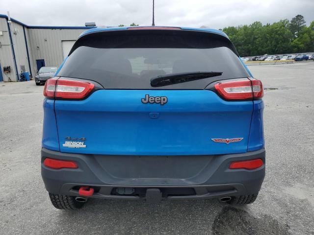 1C4PJMBS2HW638924 - 2017 JEEP CHEROKEE TRAILHAWK Mavi foto 6