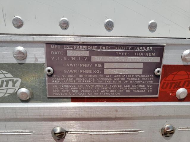 1UYVS2539FP089387 - 2015 UTILITY TRAILER WHITE photo 10