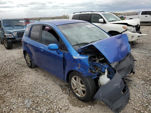 JHMGD38637S021256 - 2007 HONDA FIT S ლურჯი ფოტო 4