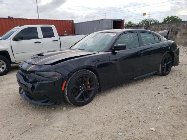 2C3CDXHG7NH236180 - 2022 DODGE CHARGER GT BLACK photo 1