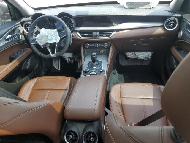 ZASFAKPN8J7B92403 - 2018 ALFA ROMEO STELVIO SPORT Коричневий фото 8