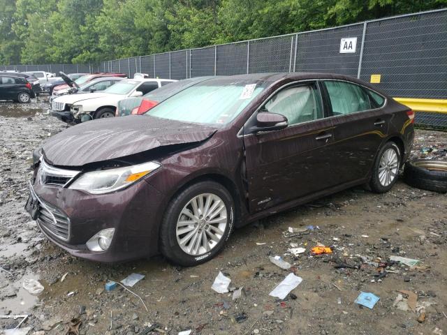 4T1BD1EB8EU032333 - 2014 TOYOTA AVALON HYBRID BURGUNDY photo 1