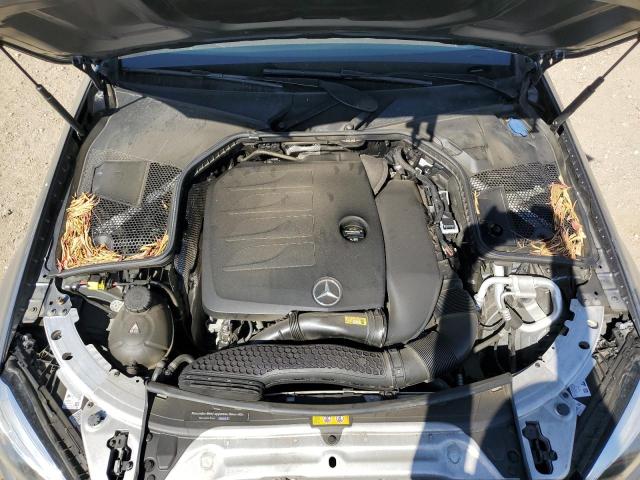 55SWF8EB2KU308498 - 2019 MERCEDES-BENZ C 300 4MATIC GRAY photo 11