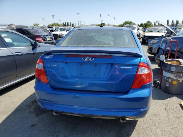 3FAHP0KC5BR215131 - 2011 FORD FUSION SPORT BLUE photo 6