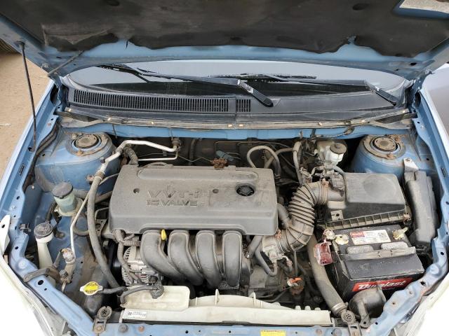 2T1KR32E78C706585 - 2008 TOYOTA MATRIX XR BLUE photo 11