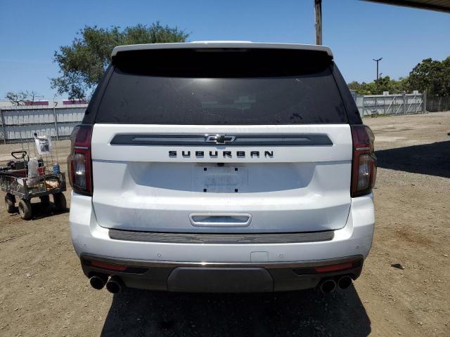 1GNSKDKL0NR306773 - 2022 CHEVROLET SUBURBAN K1500 Z71 WHITE photo 6