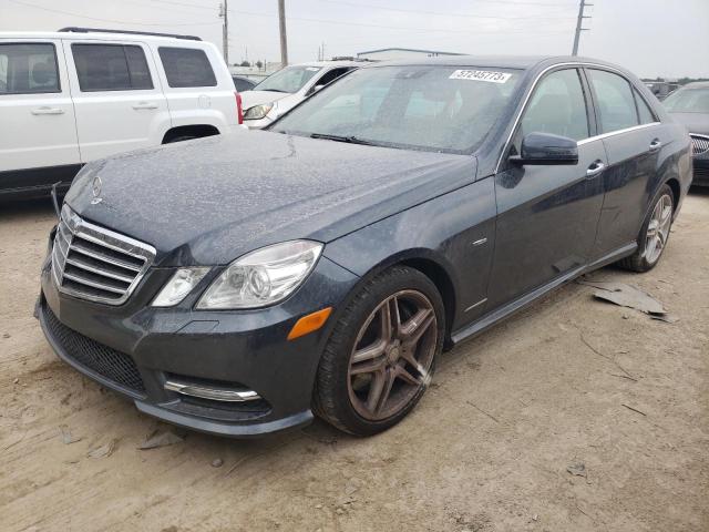 WDDHF9BB9CA653970 - 2012 MERCEDES-BENZ E 550 4MATIC BLUE photo 1