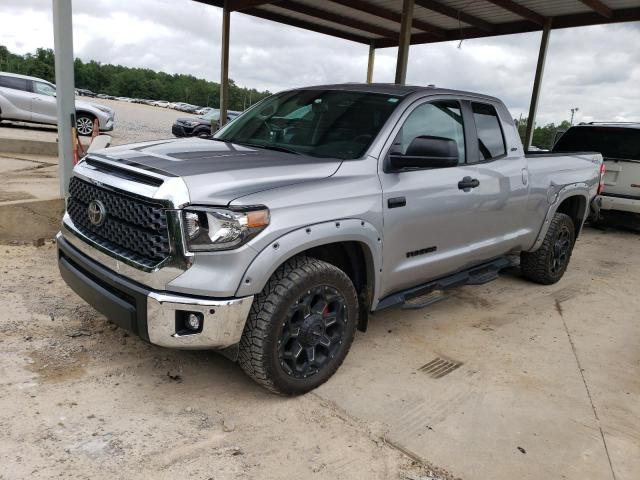 5TFUY5F12MX029388 - 2021 TOYOTA TUNDRA DOUBLE CAB SR/SR5 SILVER photo 1