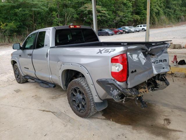 5TFUY5F12MX029388 - 2021 TOYOTA TUNDRA DOUBLE CAB SR/SR5 SILVER photo 2