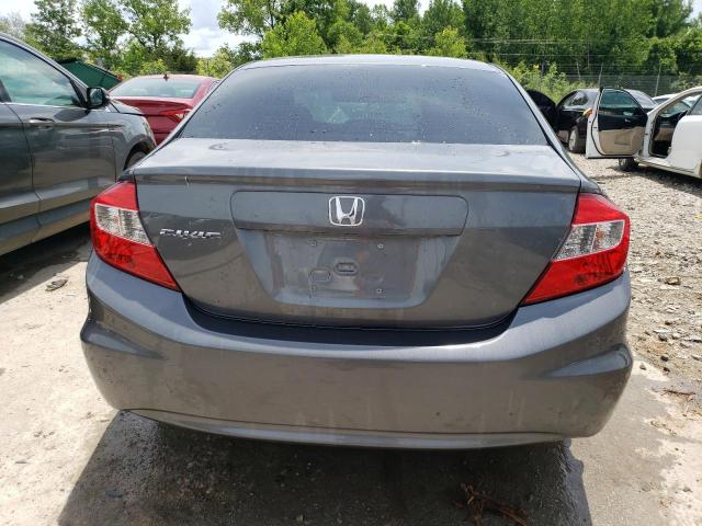 19XFB2F55CE026334 - 2012 HONDA CIVIC LX GRAY photo 6