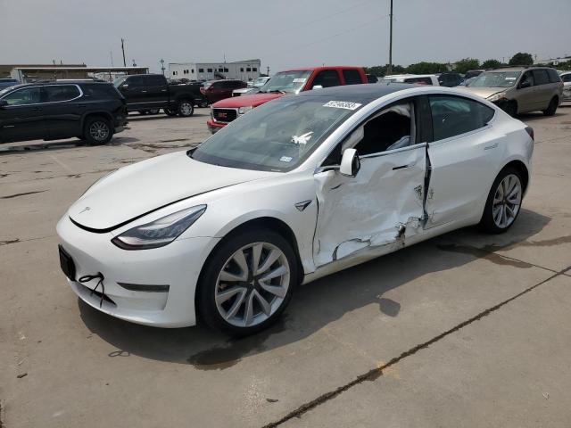 5YJ3E1EC0LF627651 - 2020 TESLA MODEL 3 WHITE photo 1