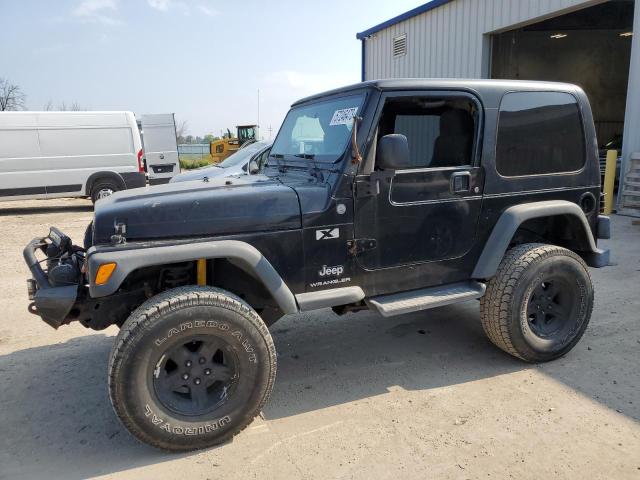 1J4FA39S34P721045 - 2004 JEEP WRANGLER X BLACK photo 1