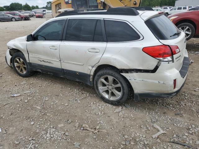 4S4BRCDC4E3247334 - 2014 SUBARU OUTBACK 2.5I PREMIUM WHITE photo 2