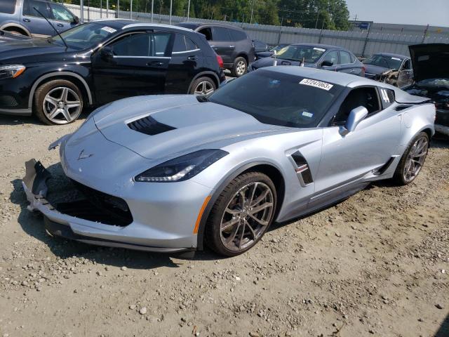 1G1YW2D77H5112872 - 2017 CHEVROLET CORVETTE GRAND SPORT 1LT SILVER photo 1