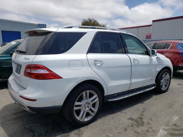 4JGDA5HB9EA391535 - 2014 MERCEDES-BENZ ML 350 4MATIC WHITE photo 3