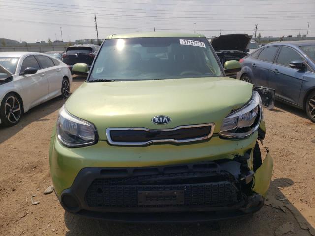 KNDJP3A5XF7759010 - 2015 KIA SOUL + GREEN photo 5