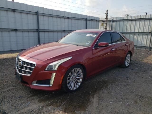 1G6AR5S39E0131856 - 2014 CADILLAC CTS LUXURY COLLECTION MAROON photo 1