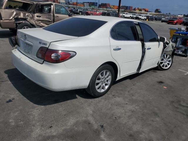 JTHBA30GX45004181 - 2004 LEXUS ES 330 WHITE photo 3