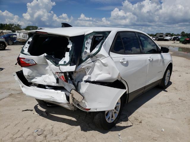 2GNAXHEV1J6272432 - 2018 CHEVROLET EQUINOX LS WHITE photo 4